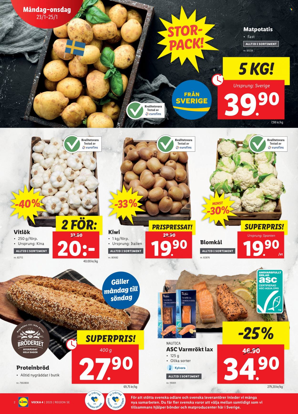Lidl reklamblad - 23/1 2023 - 29/1 2023. Sida 2