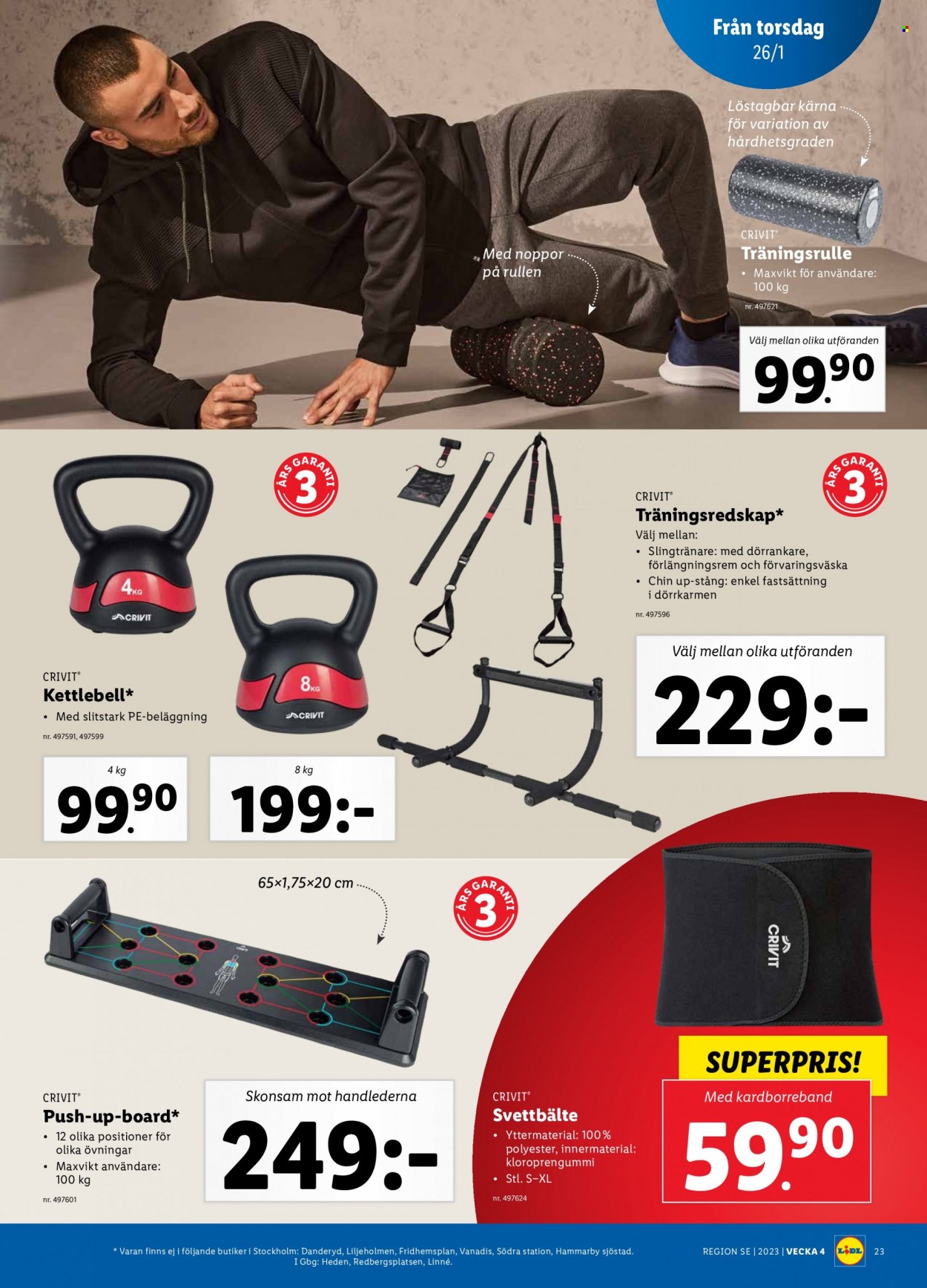 Lidl reklamblad - 23/1 2023 - 29/1 2023. Sida 24