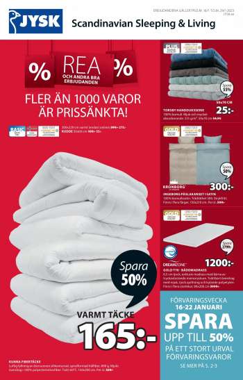 JYSK reklamblad - 16/1 2023 - 29/1 2023.