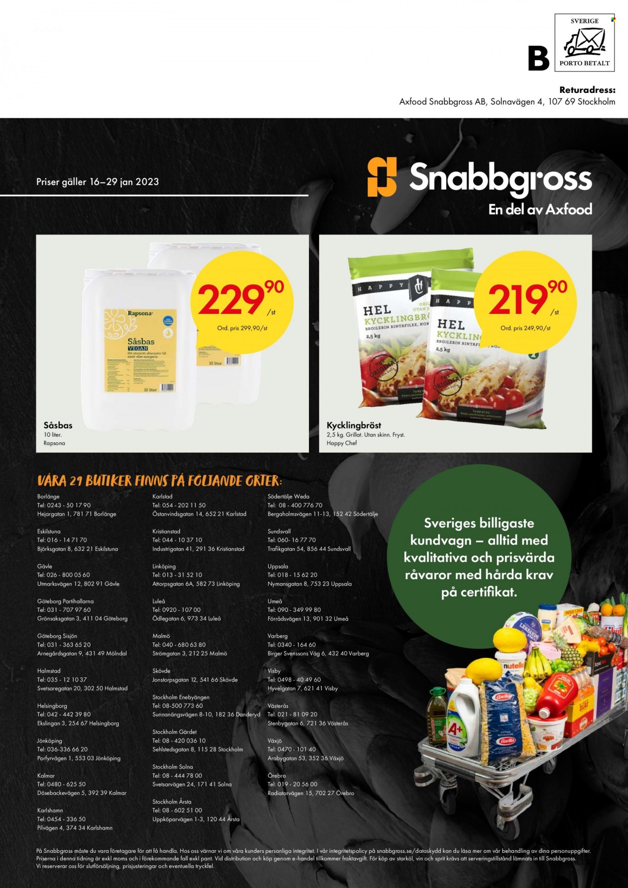 Snabbgross reklamblad - 16/1 2023 - 29/1 2023. Sida 12