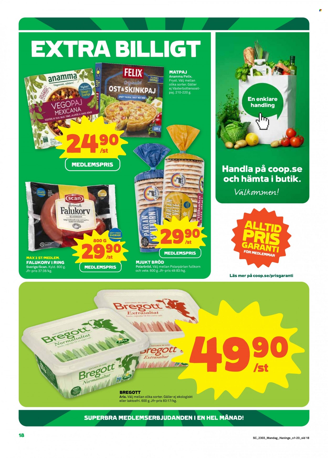 Coop Forum reklamblad - 16/1 2023 - 22/1 2023. Sida 18