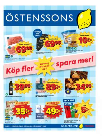Östenssons reklamblad - 23/1 2023 - 29/1 2023.