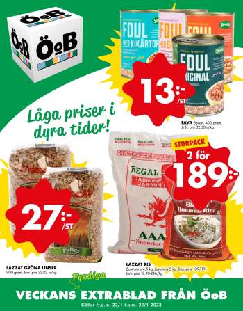 ÖoB reklamblad - 23/1 2023 - 29/1 2023.