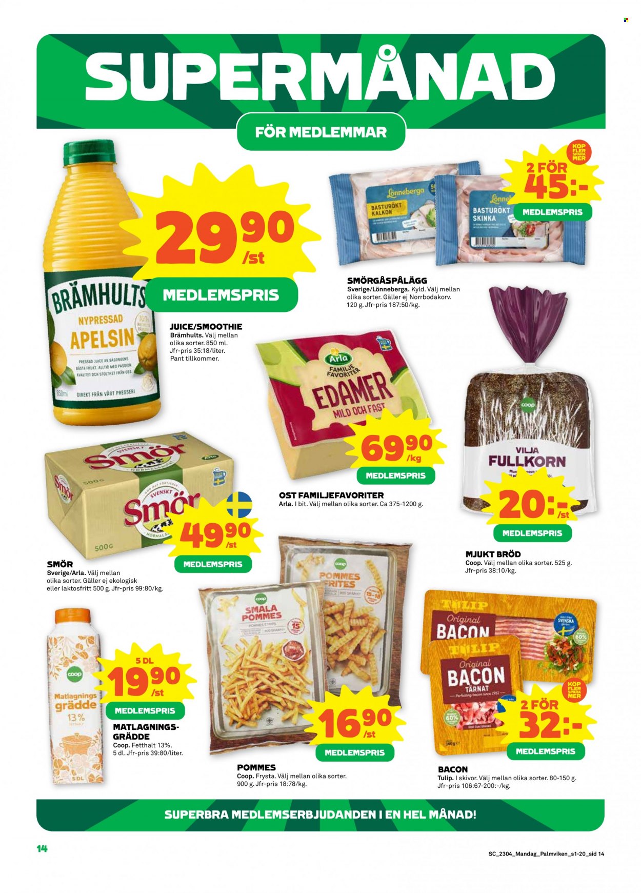 Coop reklamblad - 23/1 2023 - 29/1 2023. Sida 14