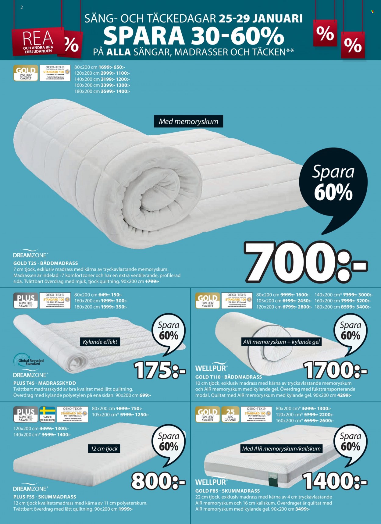 JYSK reklamblad - 25/1 2023 - 29/1 2023. Sida 2
