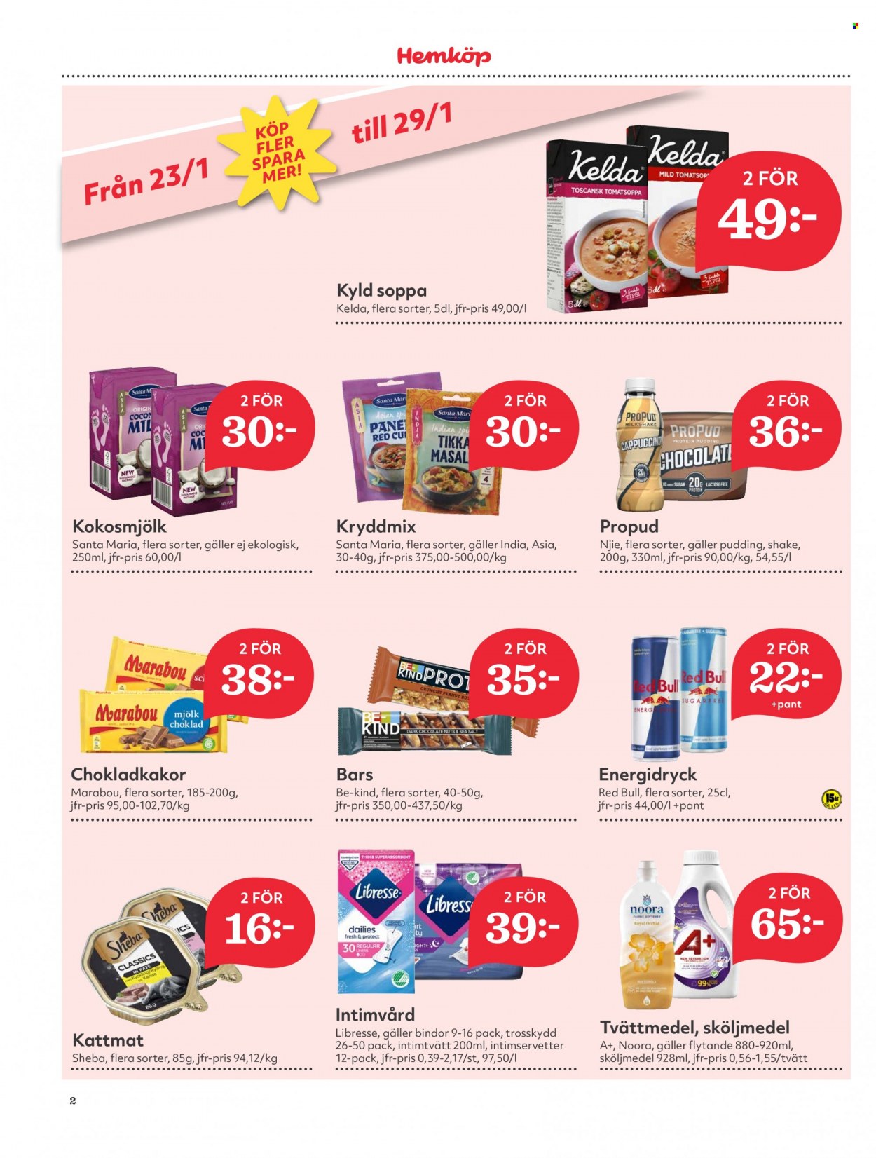 Hemköp reklamblad - 30/1 2023 - 5/2 2023. Sida 2