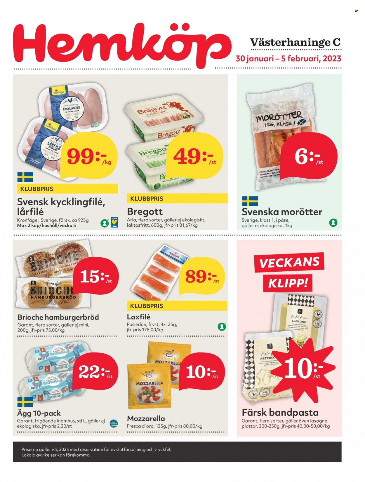 Hemköp reklamblad - 30/1 2023 - 5/2 2023. Sida 1