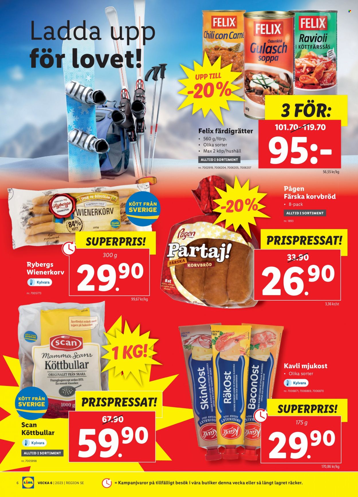 Lidl reklamblad - 6/2 2023 - 12/2 2023. Sida 6