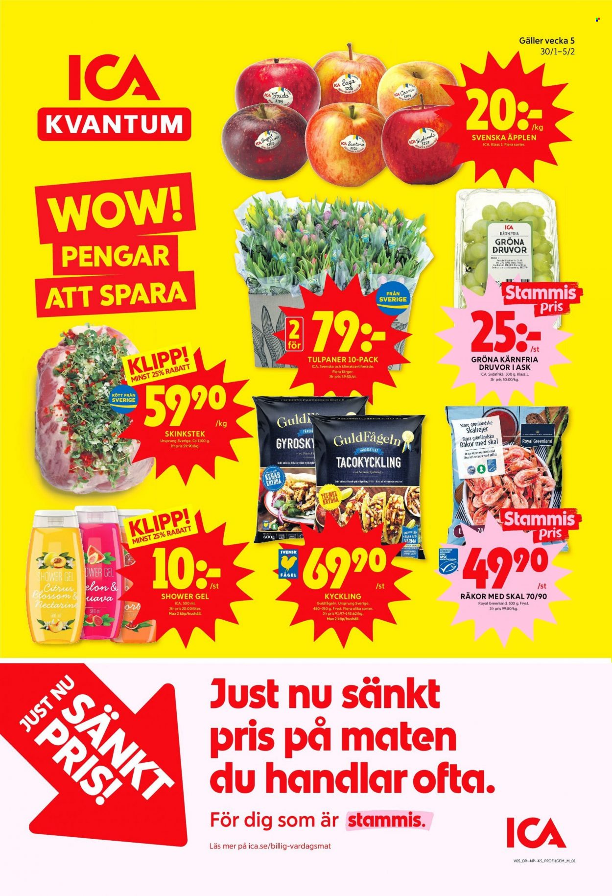 ICA reklamblad - 30/1 2023 - 5/2 2023. Sida 1