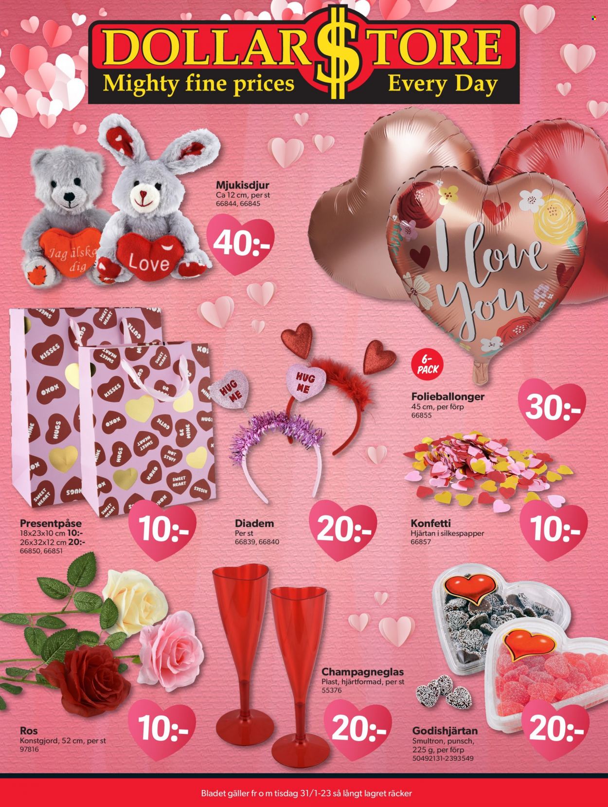 DollarStore reklamblad. Sida 1
