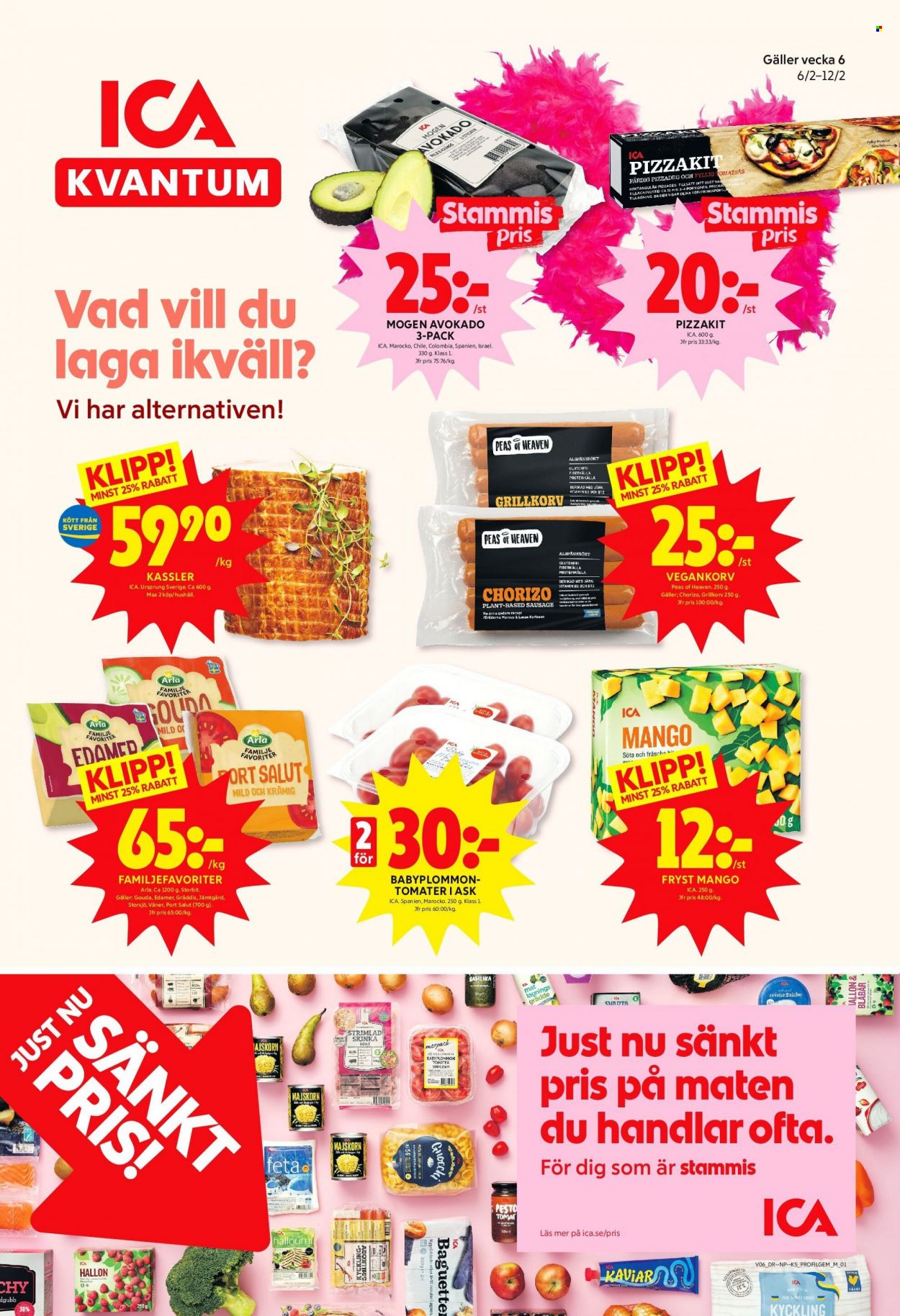 ICA reklamblad - 6/2 2023 - 12/2 2023. Sida 1