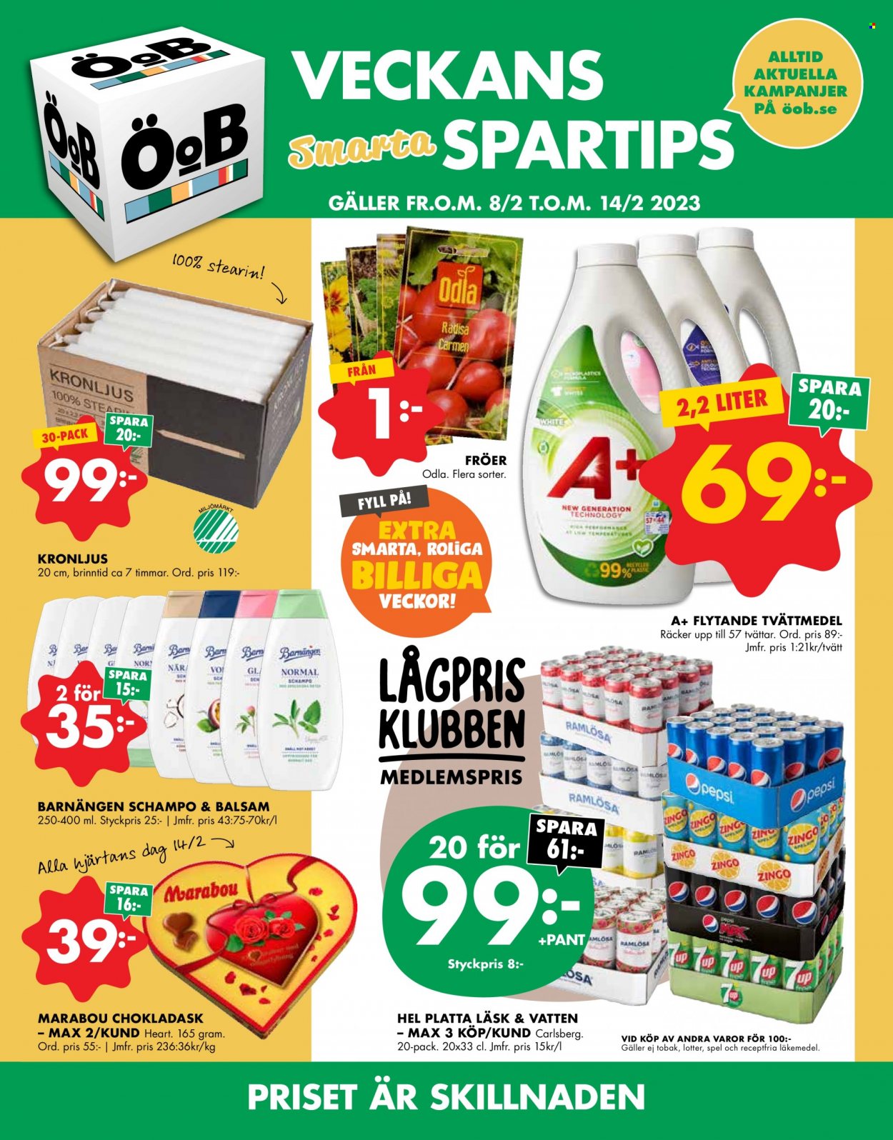 ÖoB reklamblad - 8/2 2023 - 14/2 2023. Sida 1