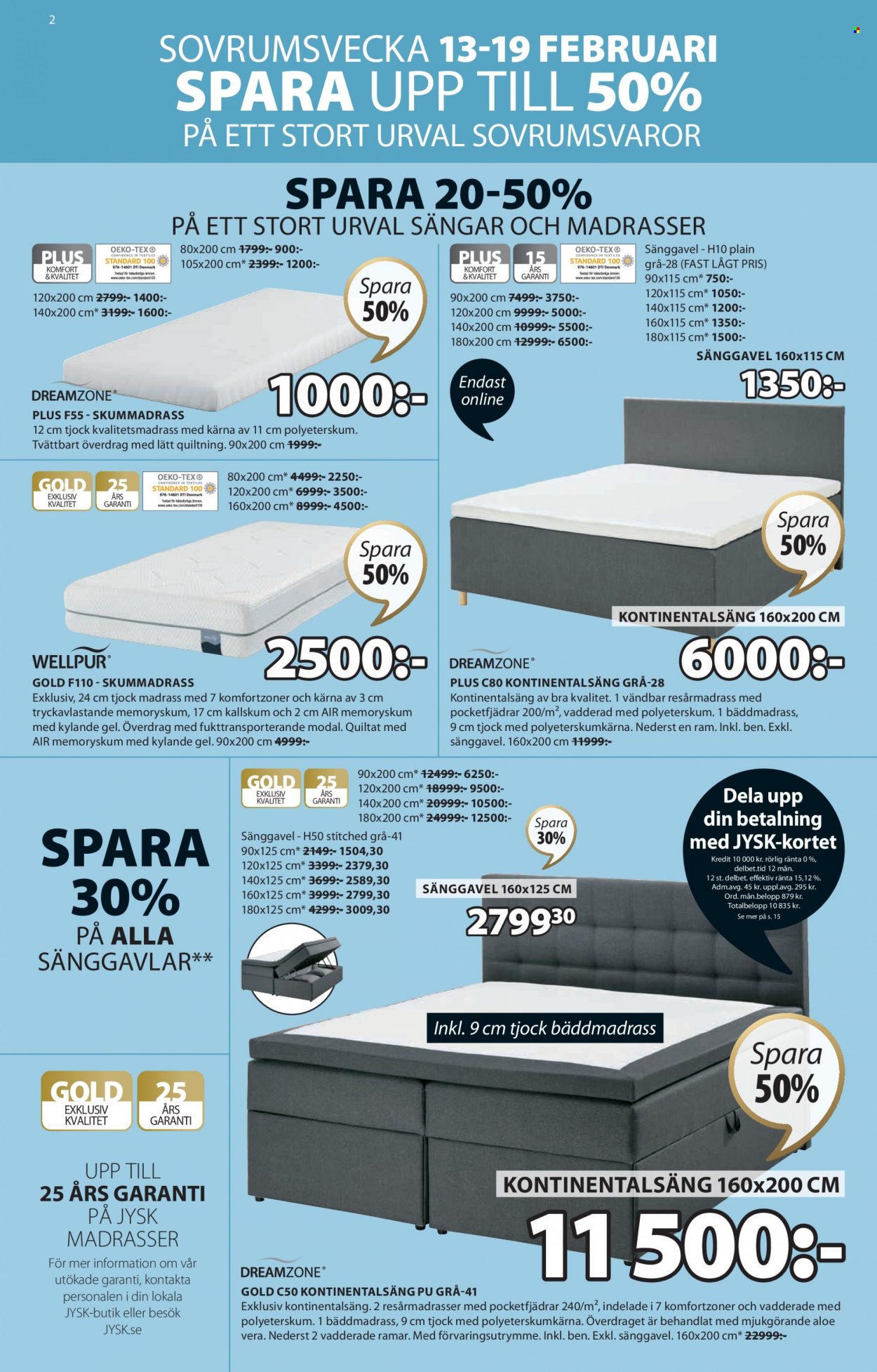JYSK reklamblad - 13/2 2023 - 26/2 2023. Sida 2