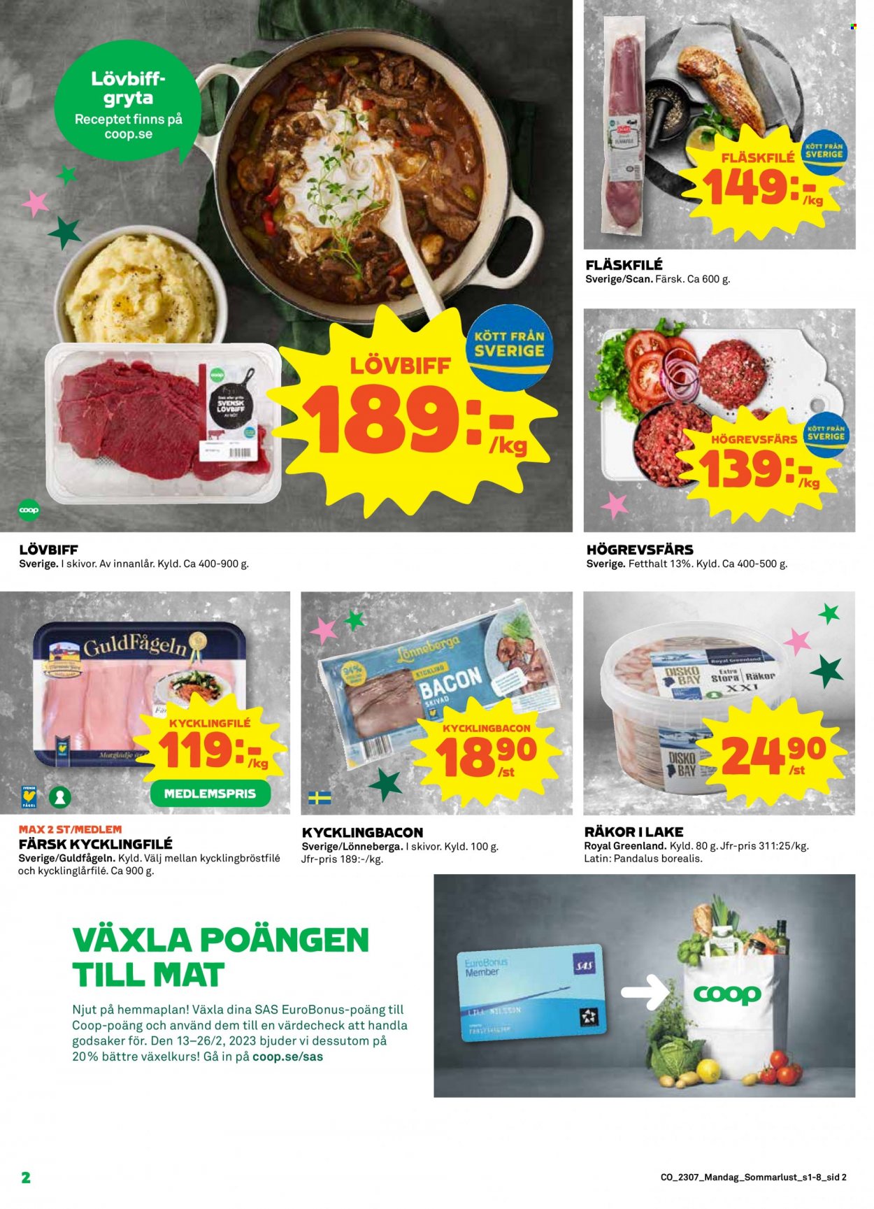 Coop reklamblad - 13/2 2023 - 19/2 2023. Sida 2