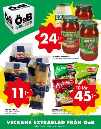 ÖoB reklamblad - 20/2 2023 - 26/2 2023.