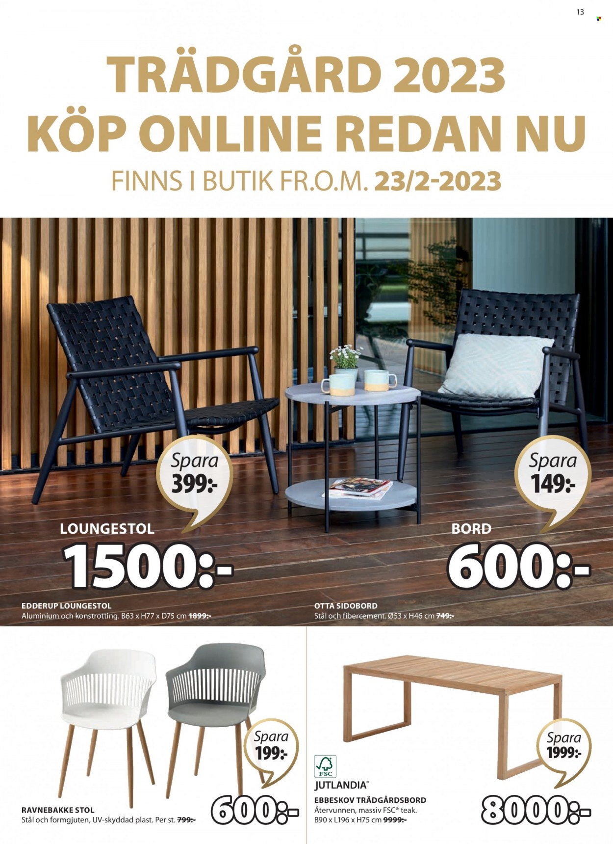 JYSK reklamblad - 20/2 2023 - 26/2 2023. Sida 13