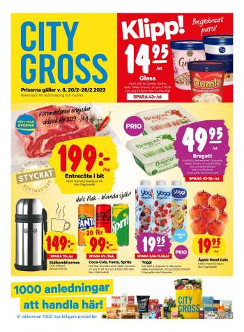 City Gross reklamblad - 20/2 2023 - 26/2 2023.