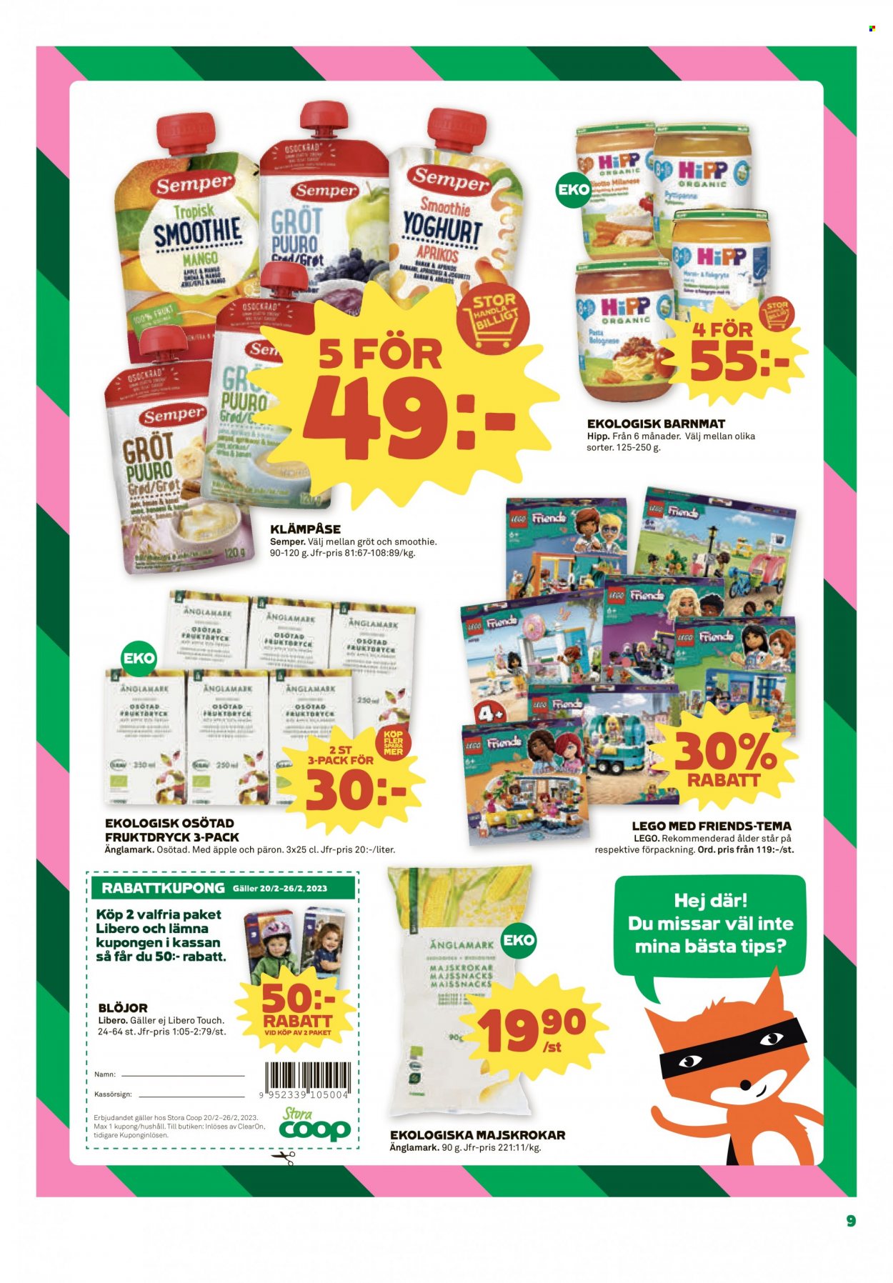 Stora Coop reklamblad - 20/2 2023 - 26/2 2023. Sida 9