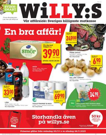 Willys reklamblad - 20/2 2023 - 26/2 2023.