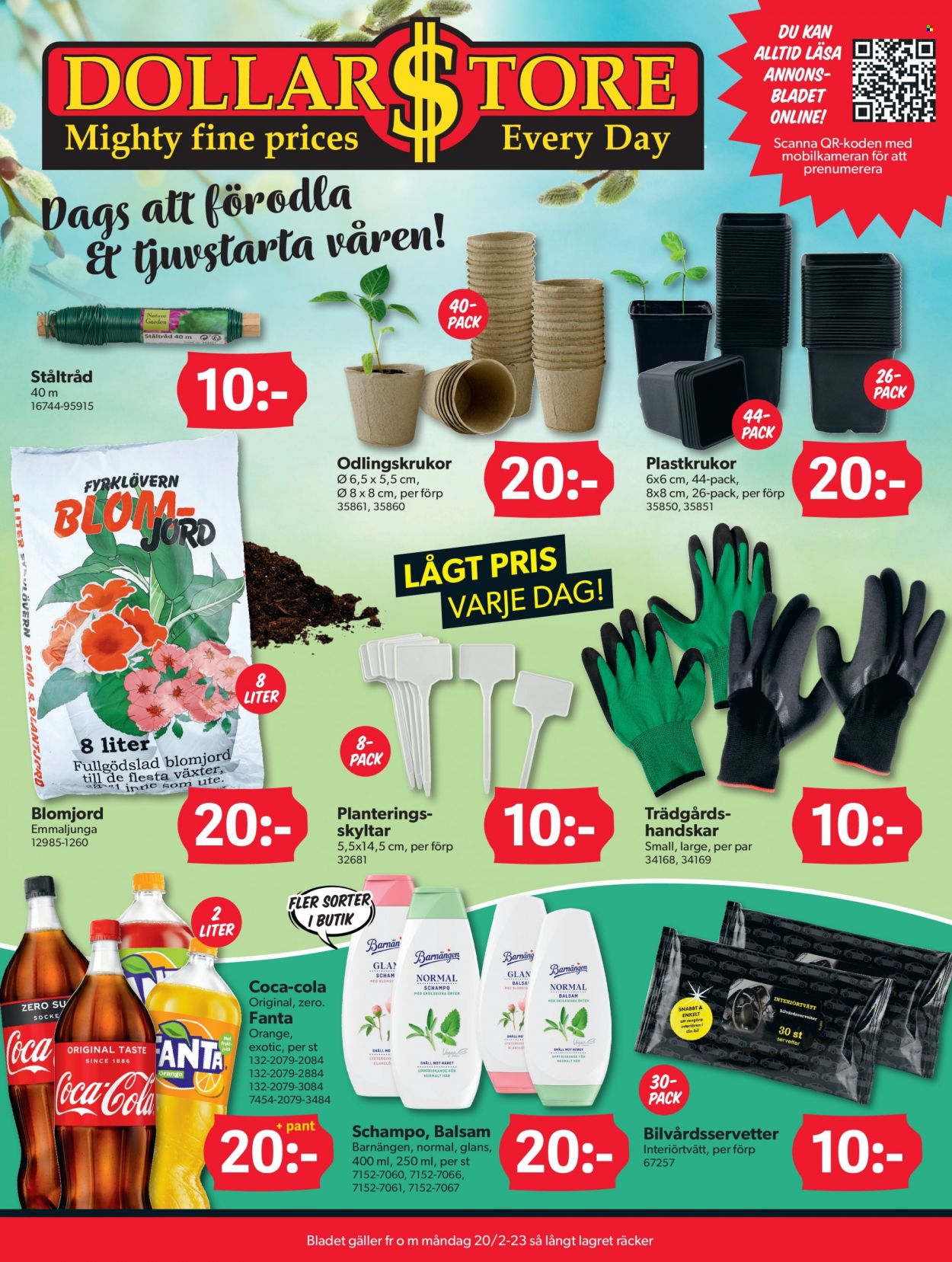 DollarStore reklamblad. Sida 1