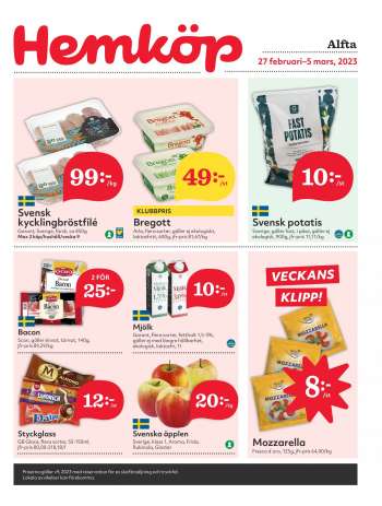 Hemköp reklamblad - 27/2 2023 - 5/3 2023.
