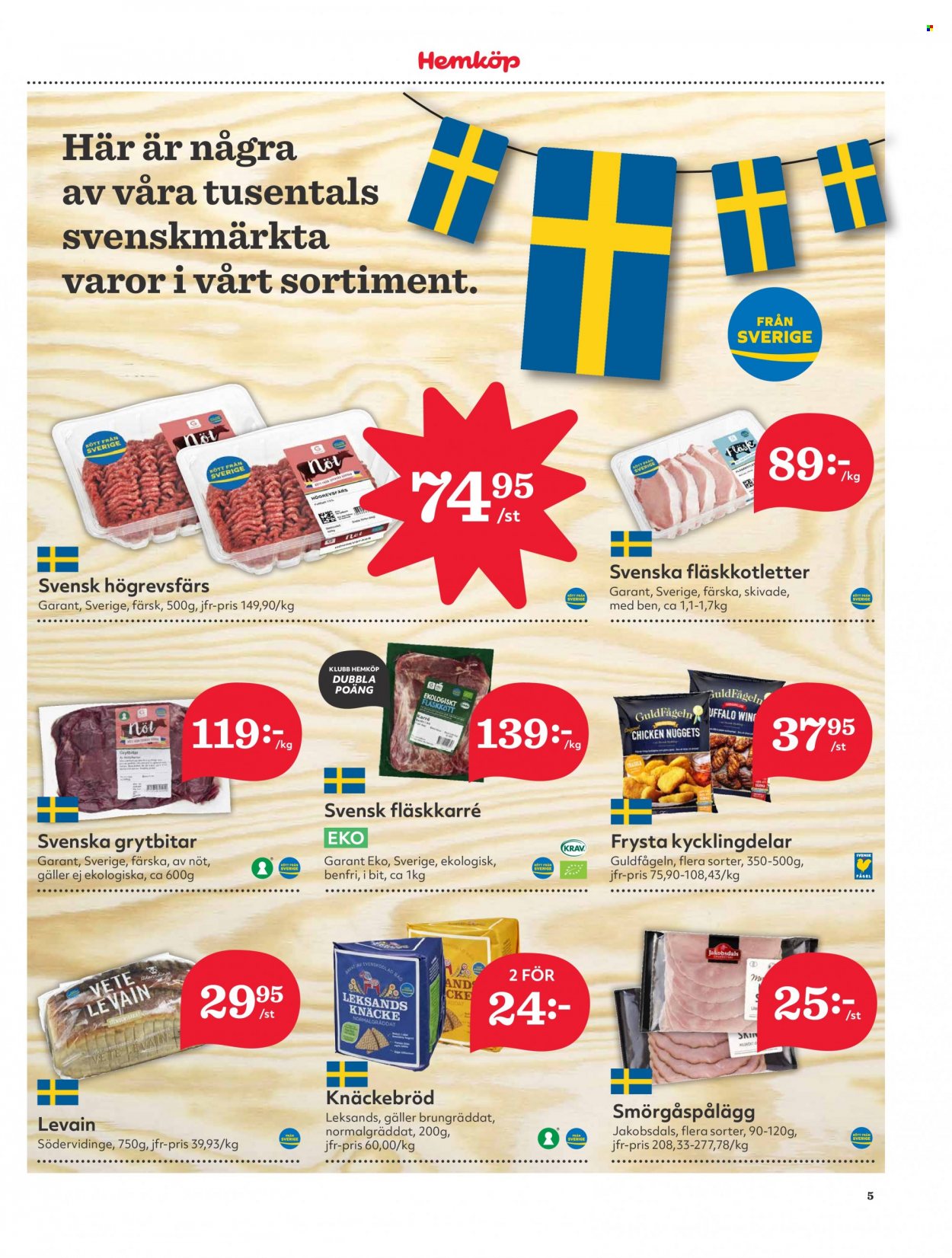 Hemköp reklamblad - 27/2 2023 - 5/3 2023. Sida 5