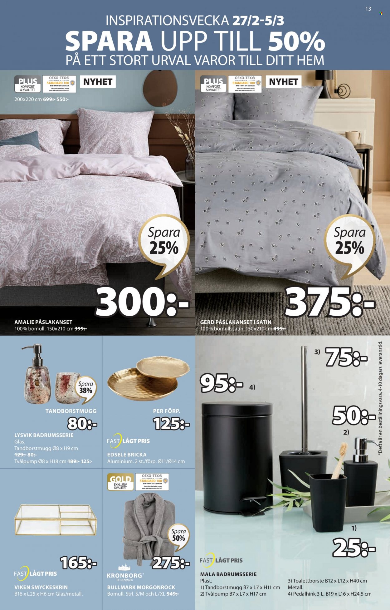 JYSK reklamblad - 27/2 2023 - 12/3 2023. Sida 13