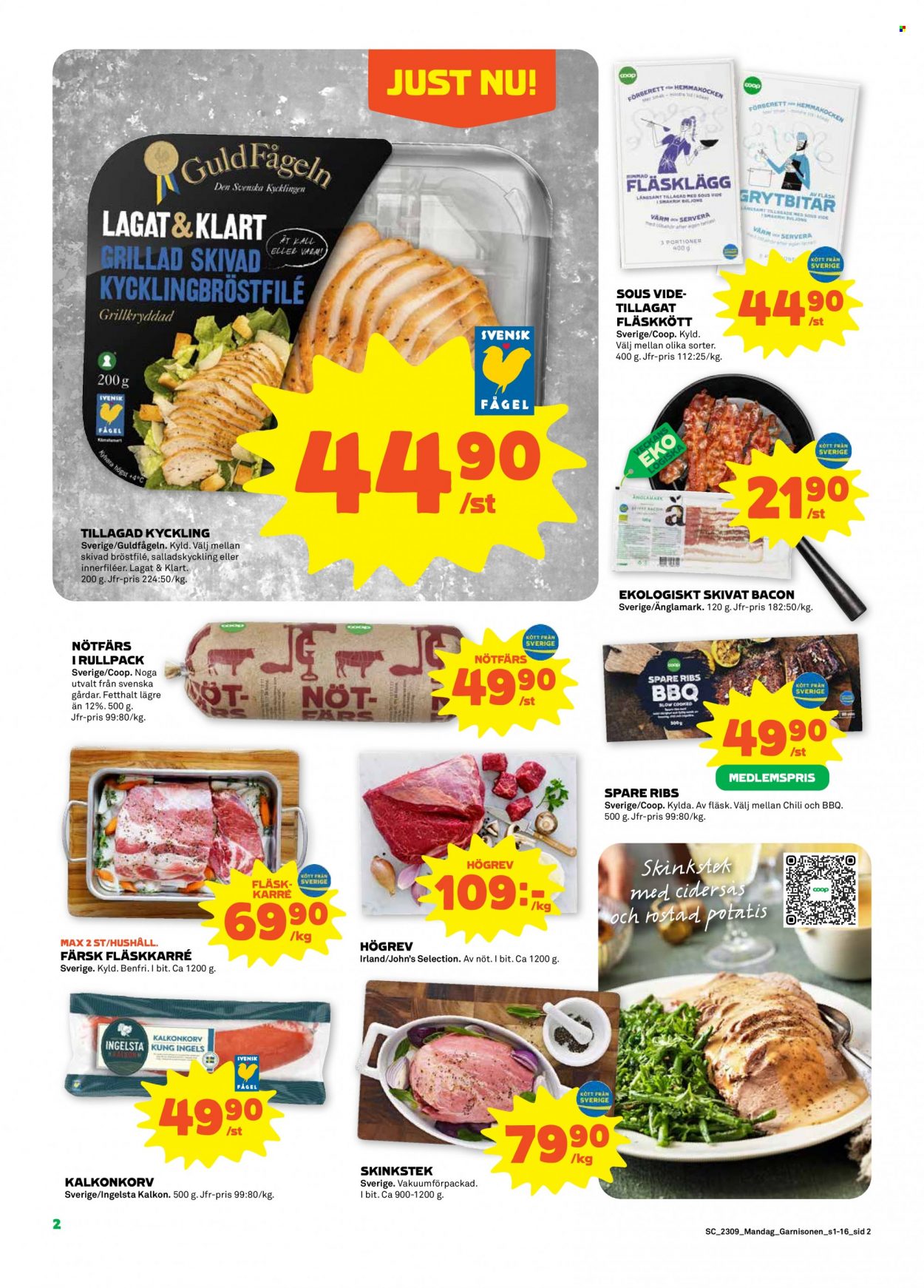 Coop reklamblad - 27/2 2023 - 5/3 2023. Sida 2