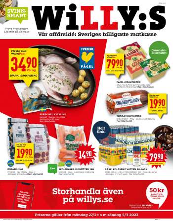 Willys reklamblad - 27/2 2023 - 5/3 2023.