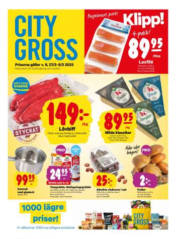 City Gross reklamblad - 27/2 2023 - 5/3 2023.
