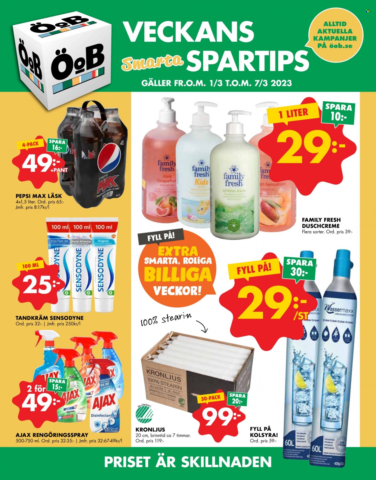 ÖoB reklamblad - 1/3 2023 - 7/3 2023. Sida 1
