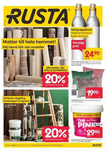Rusta reklamblad - 1/3 2023 - 7/3 2023.