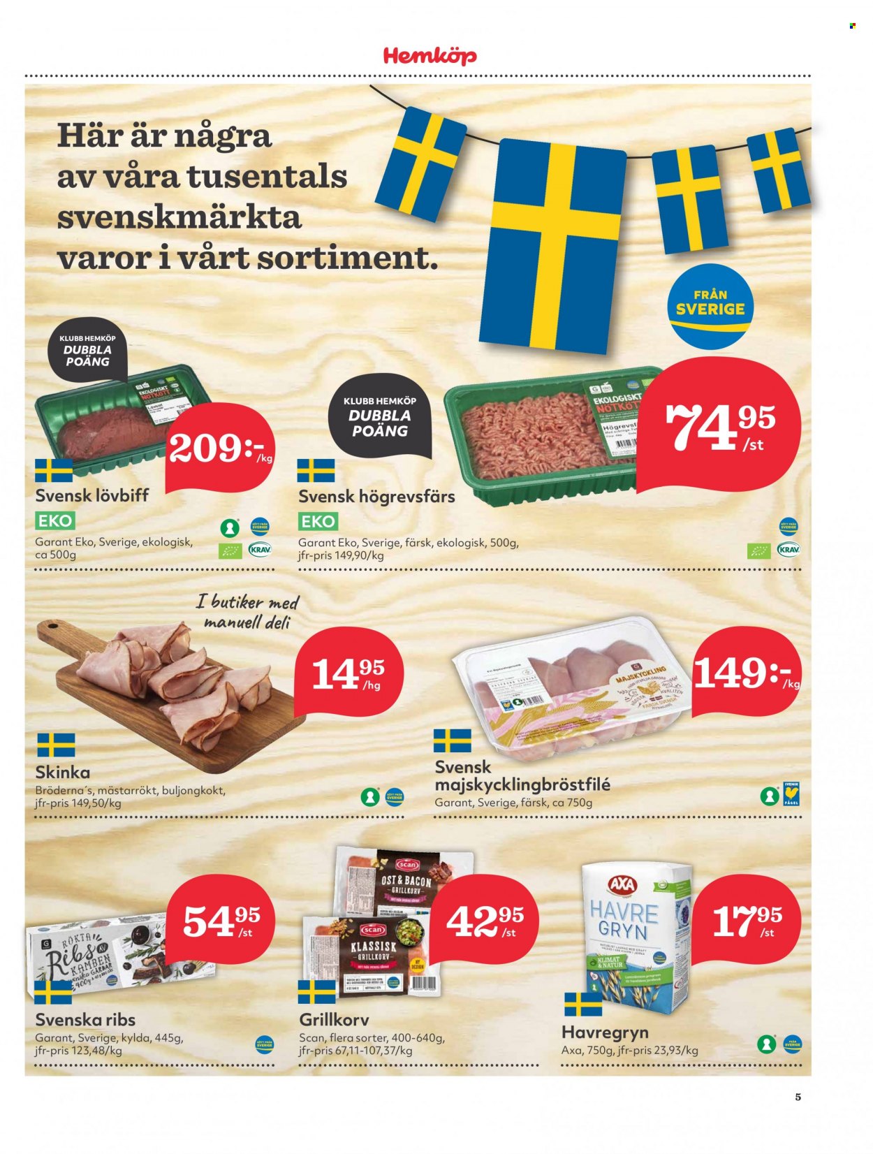 Hemköp reklamblad - 6/3 2023 - 12/3 2023. Sida 5