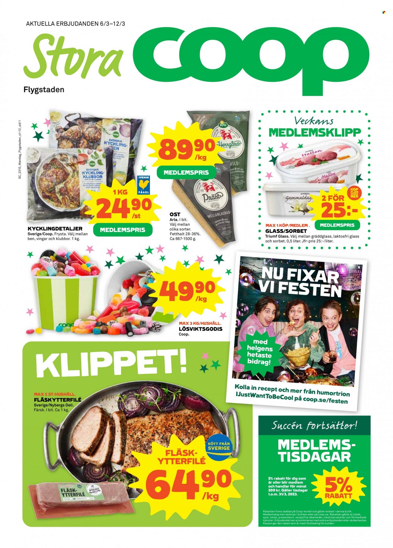 Stora Coop reklamblad - 6/3 2023 - 12/3 2023. Sida 1