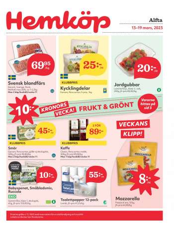 Hemköp reklamblad - 13/3 2023 - 19/3 2023.
