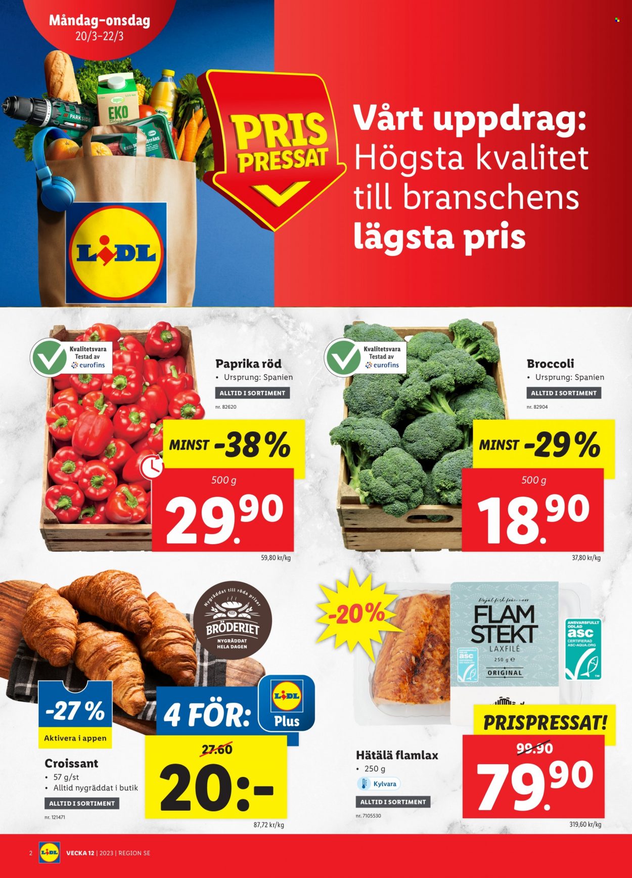 Lidl reklamblad - 20/3 2023 - 26/3 2023. Sida 2