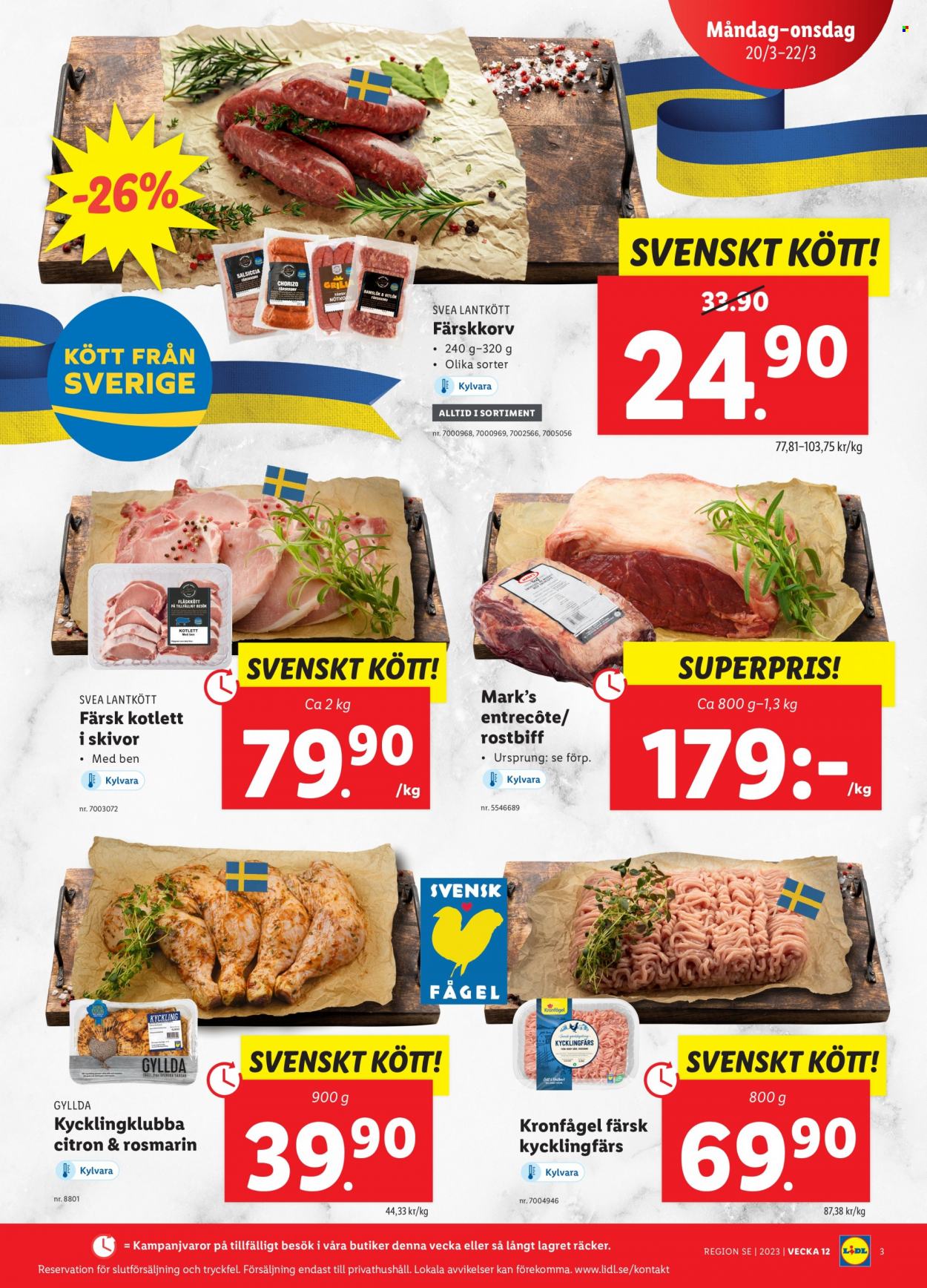 Lidl reklamblad - 20/3 2023 - 26/3 2023. Sida 3