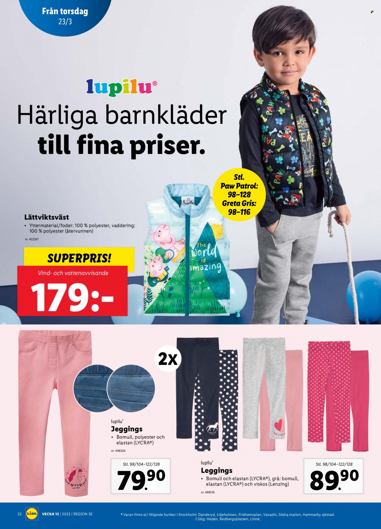 Lidl reklamblad - 20/3 2023 - 26/3 2023. Sida 22