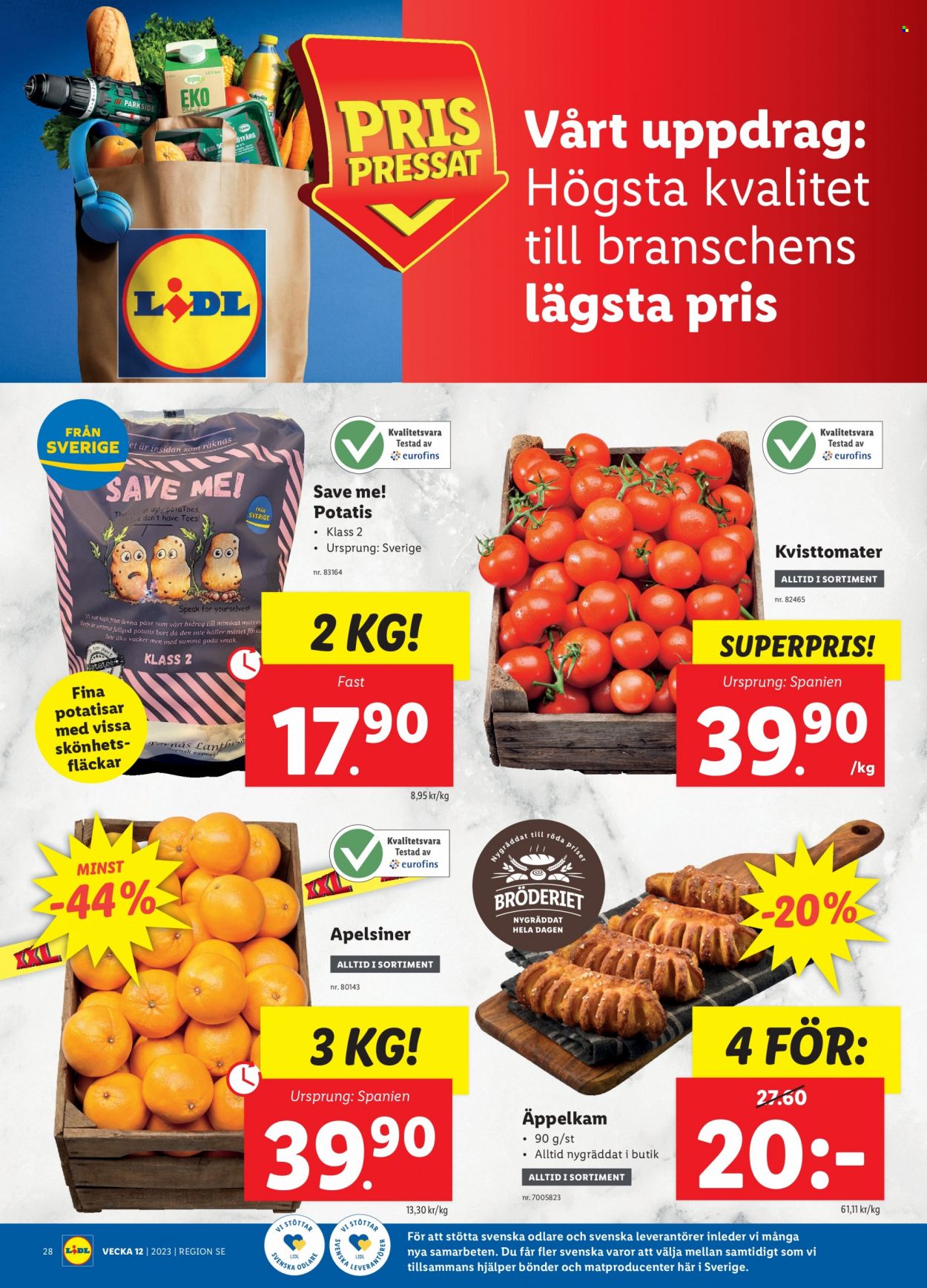 Lidl reklamblad - 20/3 2023 - 26/3 2023. Sida 28