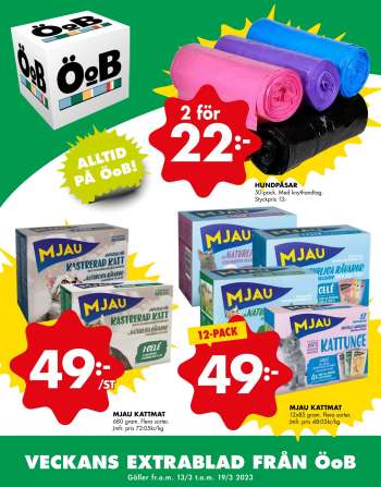 ÖoB reklamblad - 13/3 2023 - 19/3 2023.