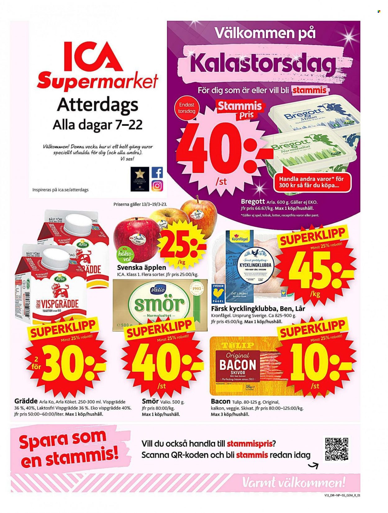 ICA reklamblad - 13/3 2023 - 19/3 2023. Sida 1
