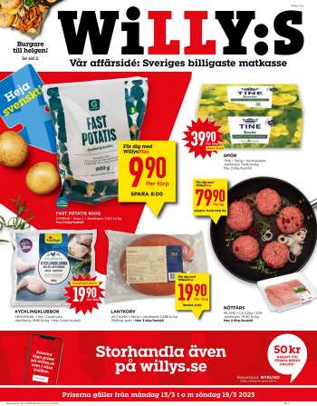 Willys reklamblad - 13/3 2023 - 19/3 2023.