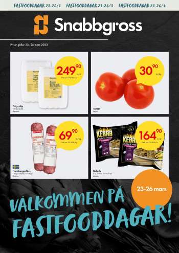 Axfood Snabbgross reklamblad - 23/3 2023 - 26/3 2023.