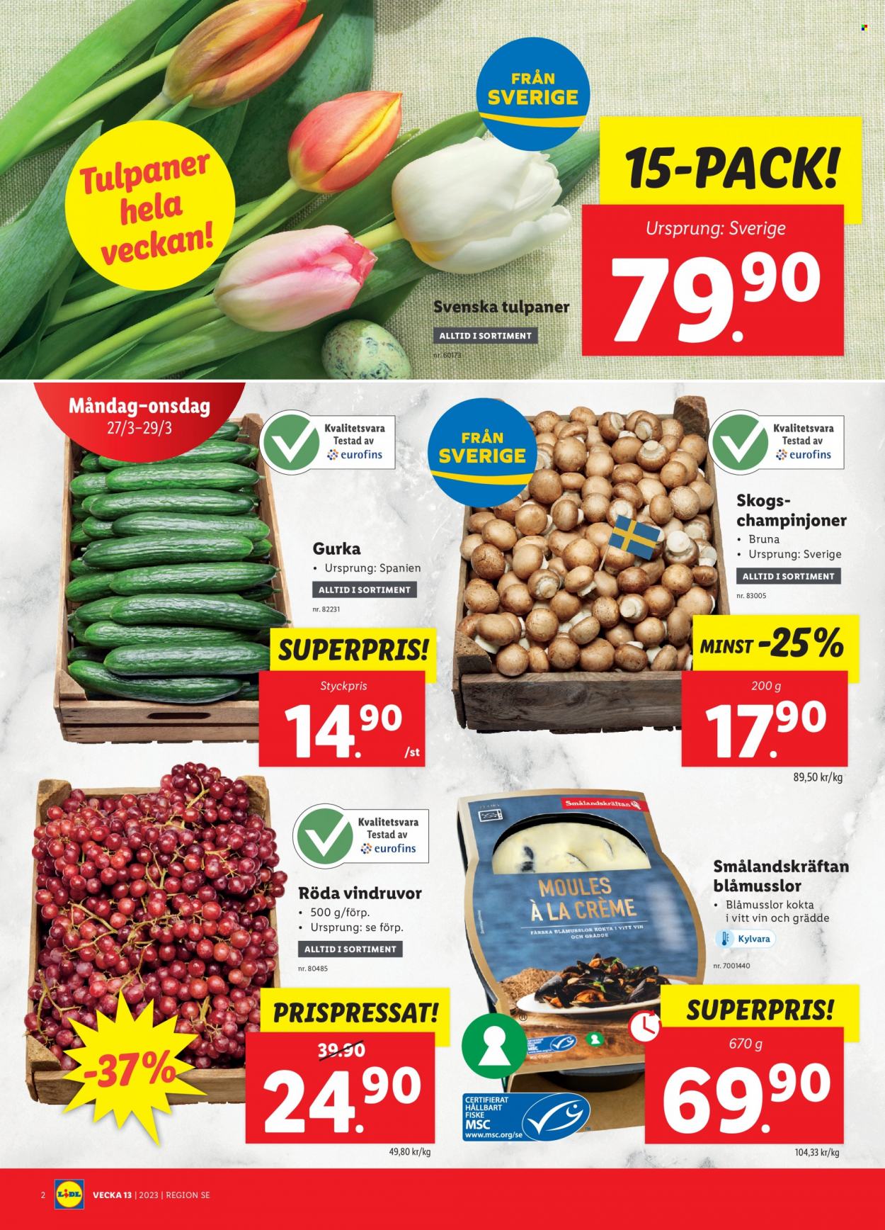 Lidl reklamblad - 27/3 2023 - 2/4 2023. Sida 2