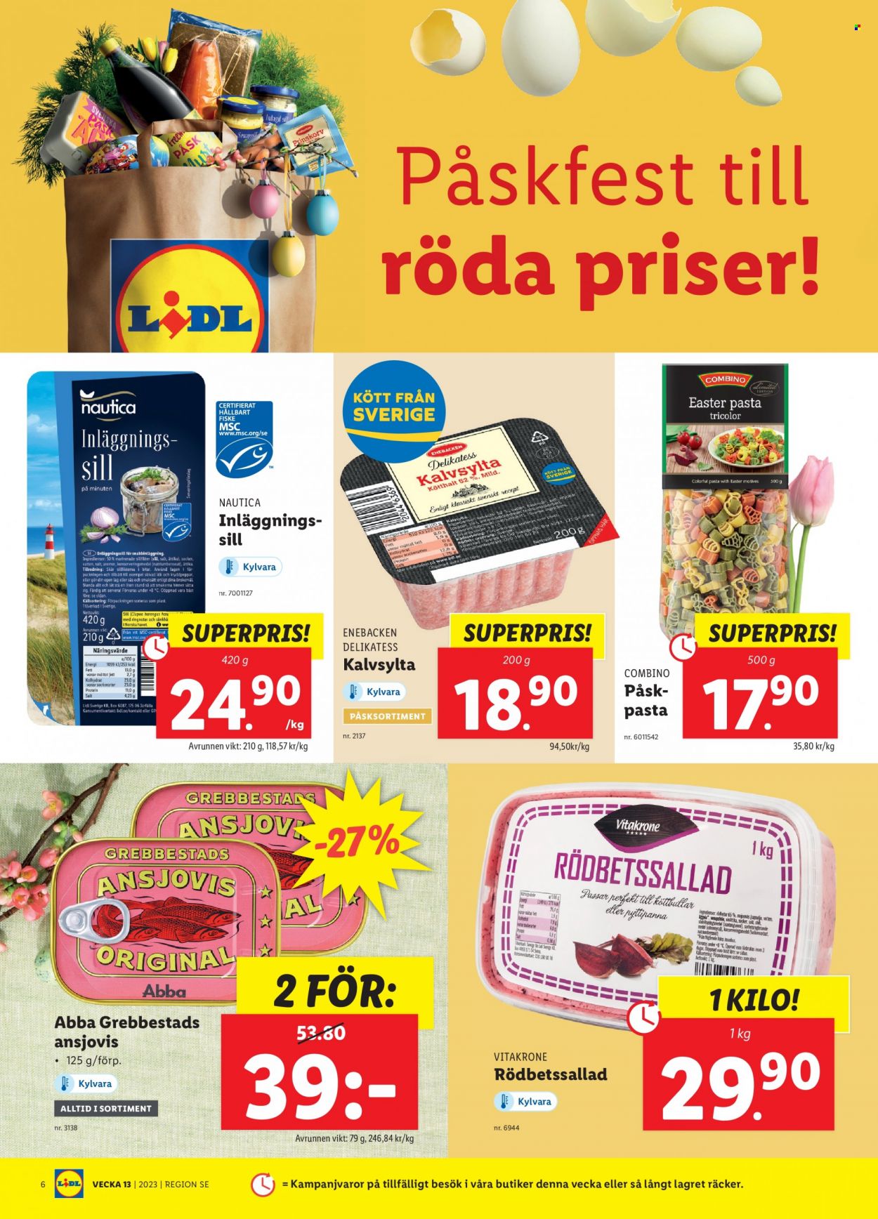 Lidl reklamblad - 27/3 2023 - 2/4 2023. Sida 6