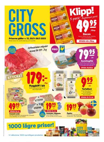 City Gross reklamblad - 20/3 2023 - 26/3 2023.
