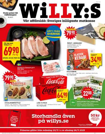 Willys reklamblad - 20/3 2023 - 26/3 2023.