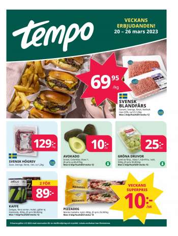 Tempo reklamblad - 20/3 2023 - 26/3 2023.