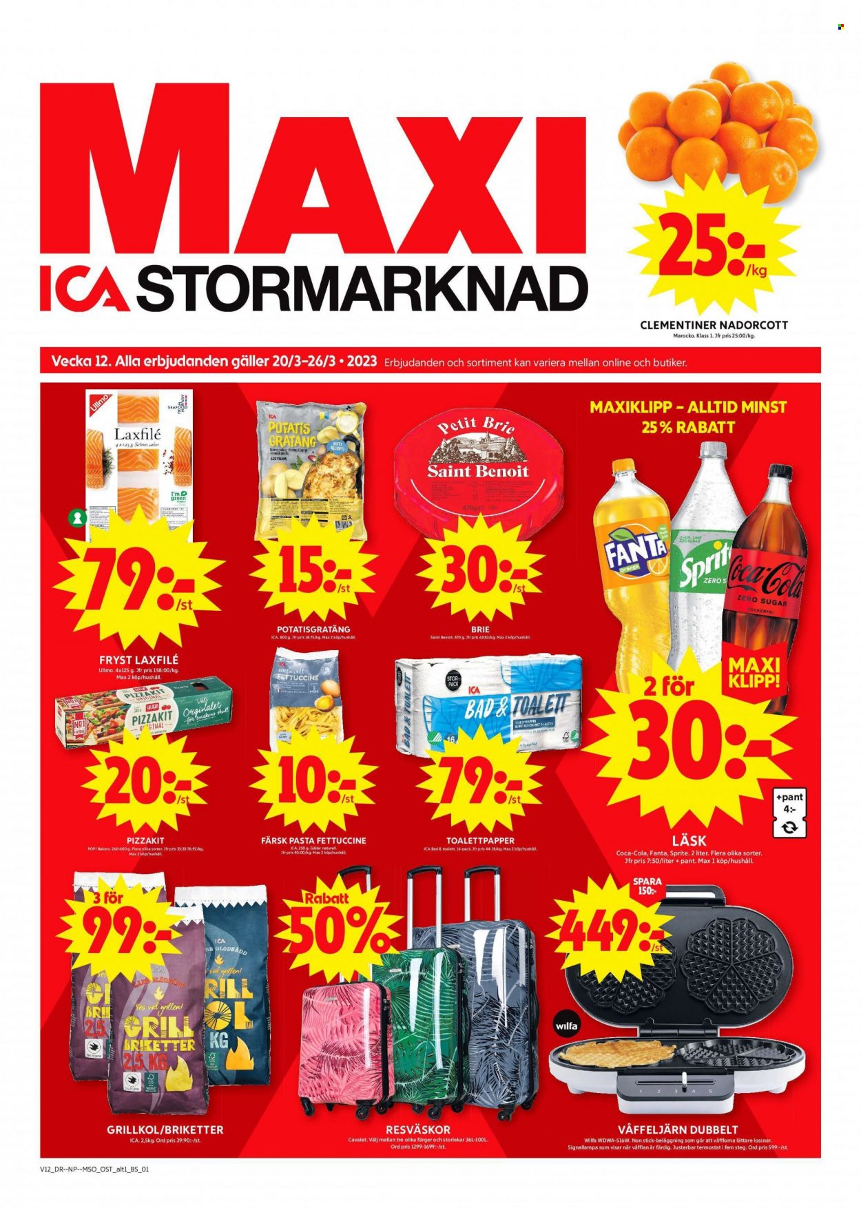 ICA reklamblad - 20/3 2023 - 26/3 2023. Sida 1