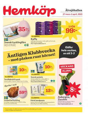 Hemköp reklamblad - 27/3 2023 - 2/4 2023.